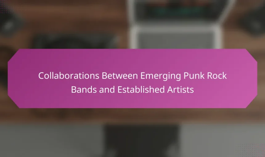 Collaborations Between Emerging Punk Rock Bands and Established Artists