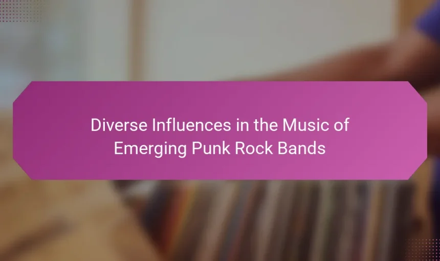 Diverse Influences in the Music of Emerging Punk Rock Bands