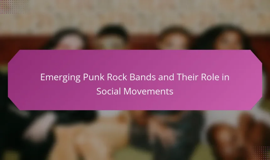 Emerging Punk Rock Bands and Their Role in Social Movements