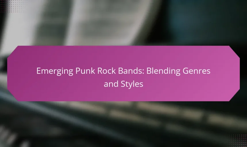 Emerging Punk Rock Bands: Blending Genres and Styles