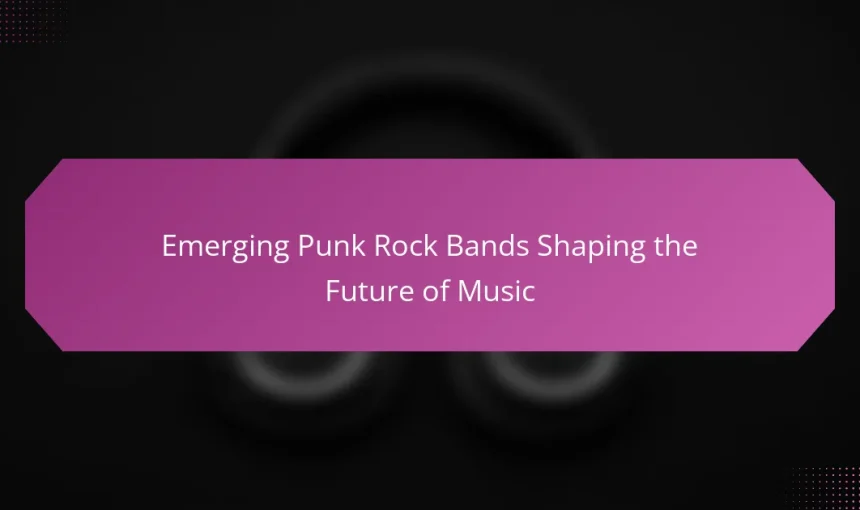 Emerging Punk Rock Bands Shaping the Future of Music