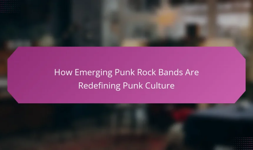 How Emerging Punk Rock Bands Are Redefining Punk Culture