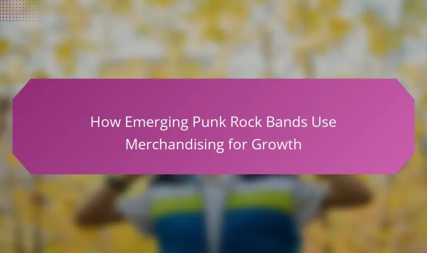 How Emerging Punk Rock Bands Use Merchandising for Growth