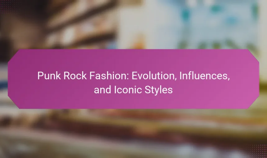 Punk Rock Fashion: Evolution, Influences, and Iconic Styles