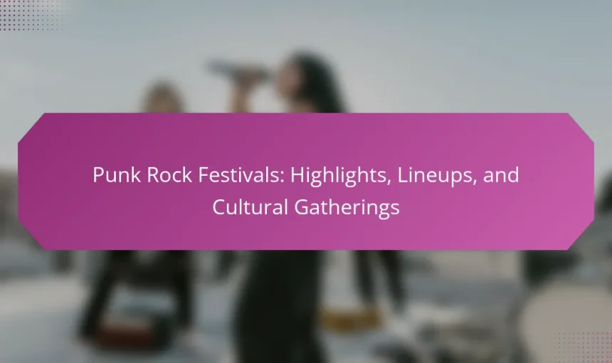 Punk Rock Festivals: Highlights, Lineups, and Cultural Gatherings