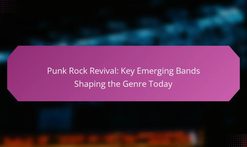 Punk Rock Revival: Key Emerging Bands Shaping the Genre Today