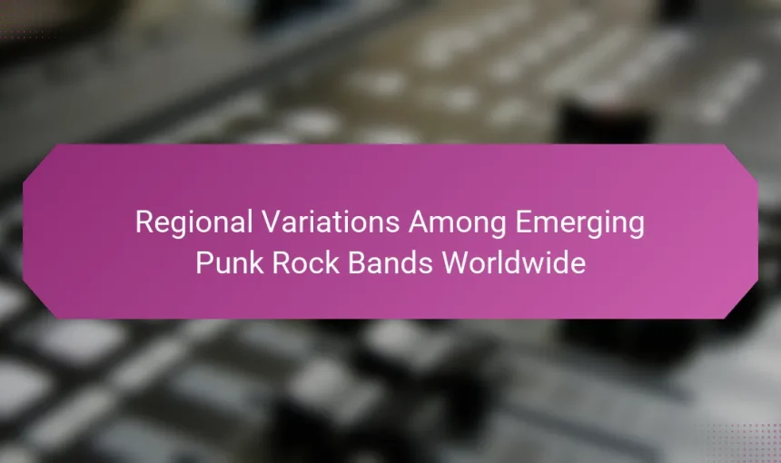 Regional Variations Among Emerging Punk Rock Bands Worldwide