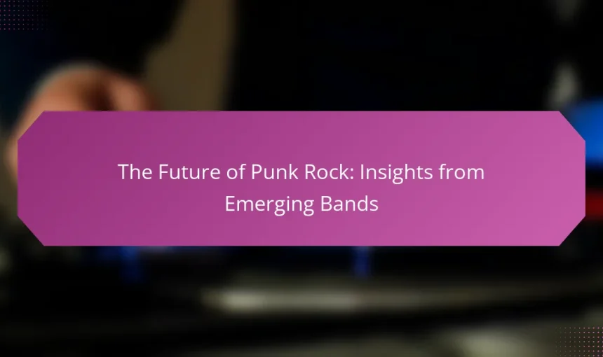 The Future of Punk Rock: Insights from Emerging Bands